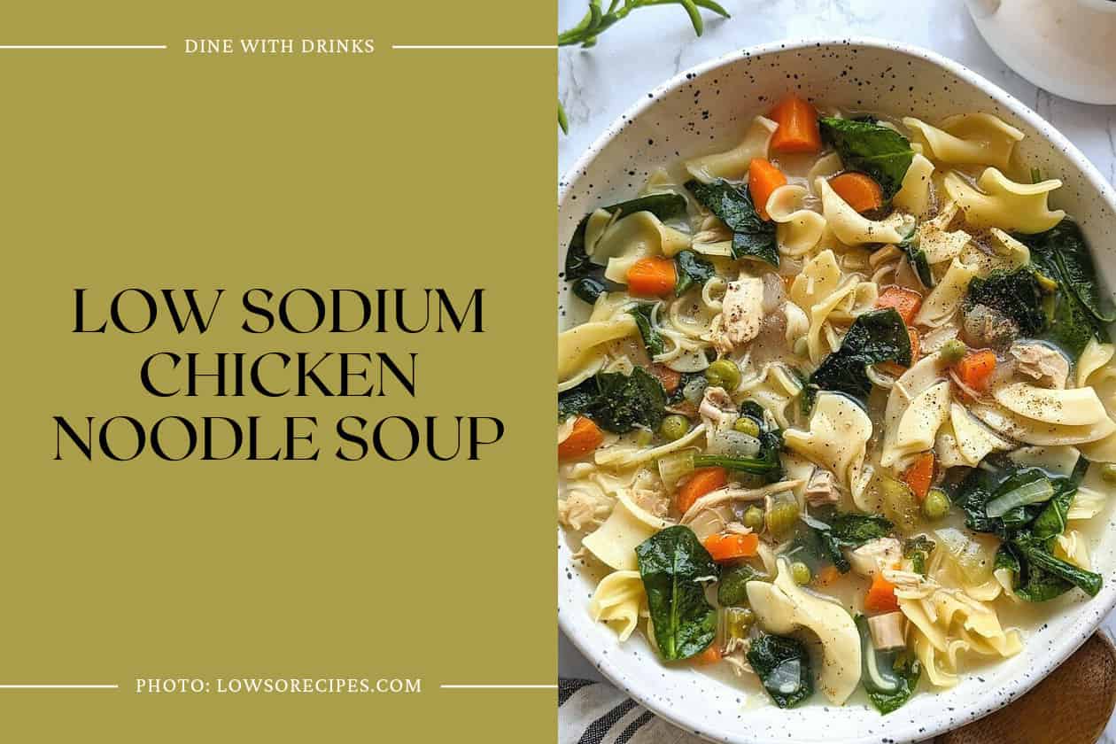 Low Sodium Chicken Noodle Soup