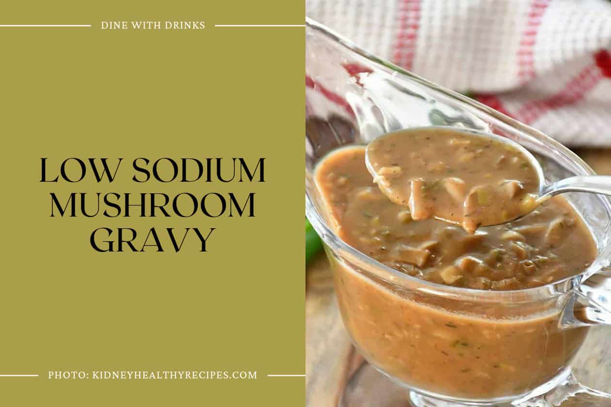 Low Sodium Mushroom Gravy