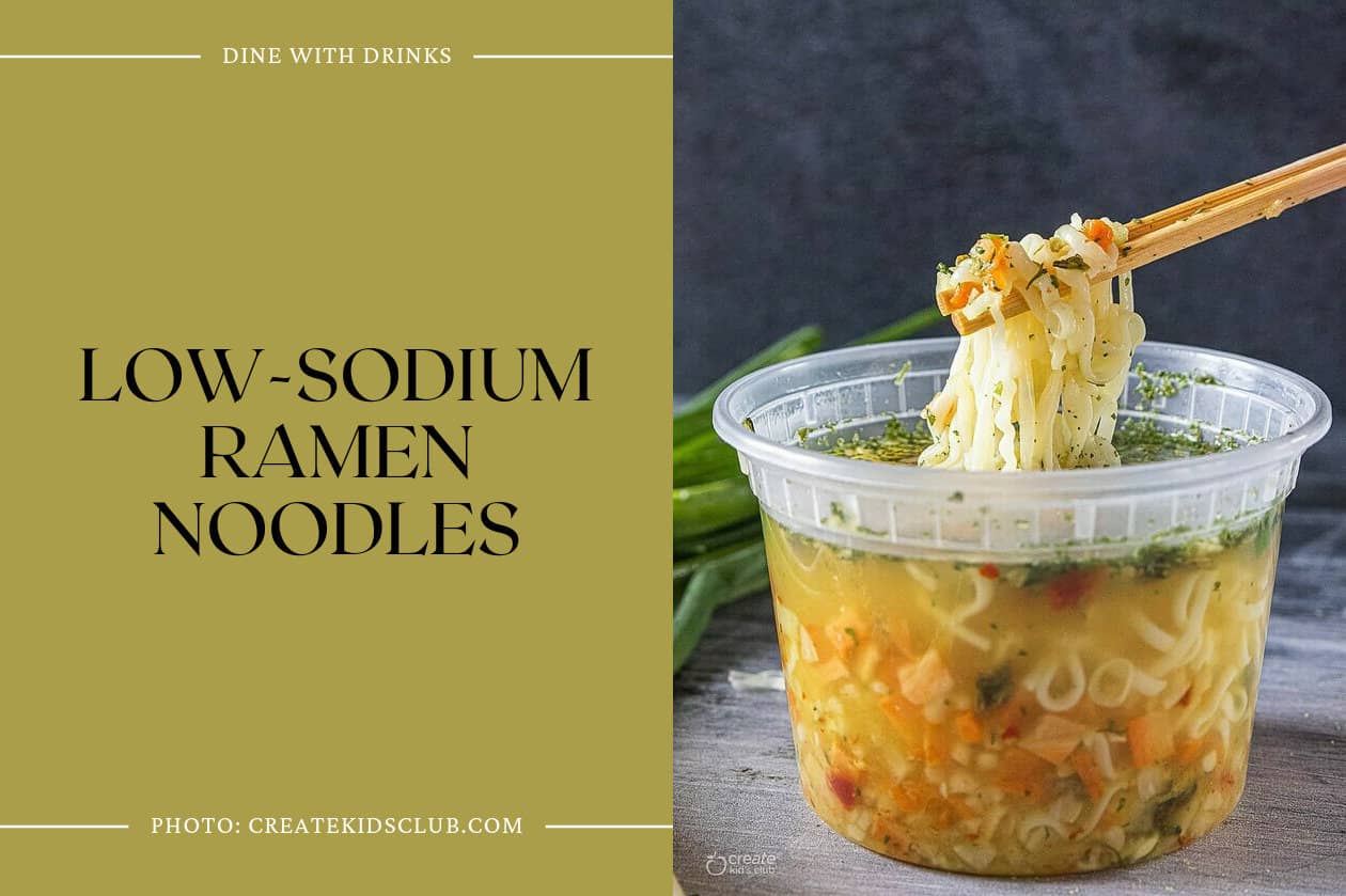 Low-Sodium Ramen Noodles
