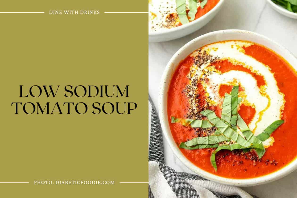 Low Sodium Tomato Soup