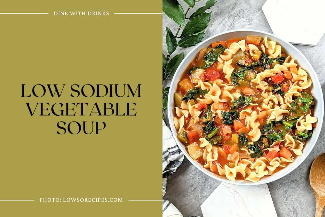 Low Sodium Vegetable Soup