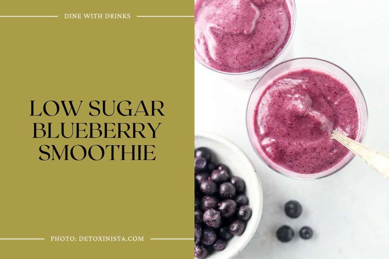 Low Sugar Blueberry Smoothie
