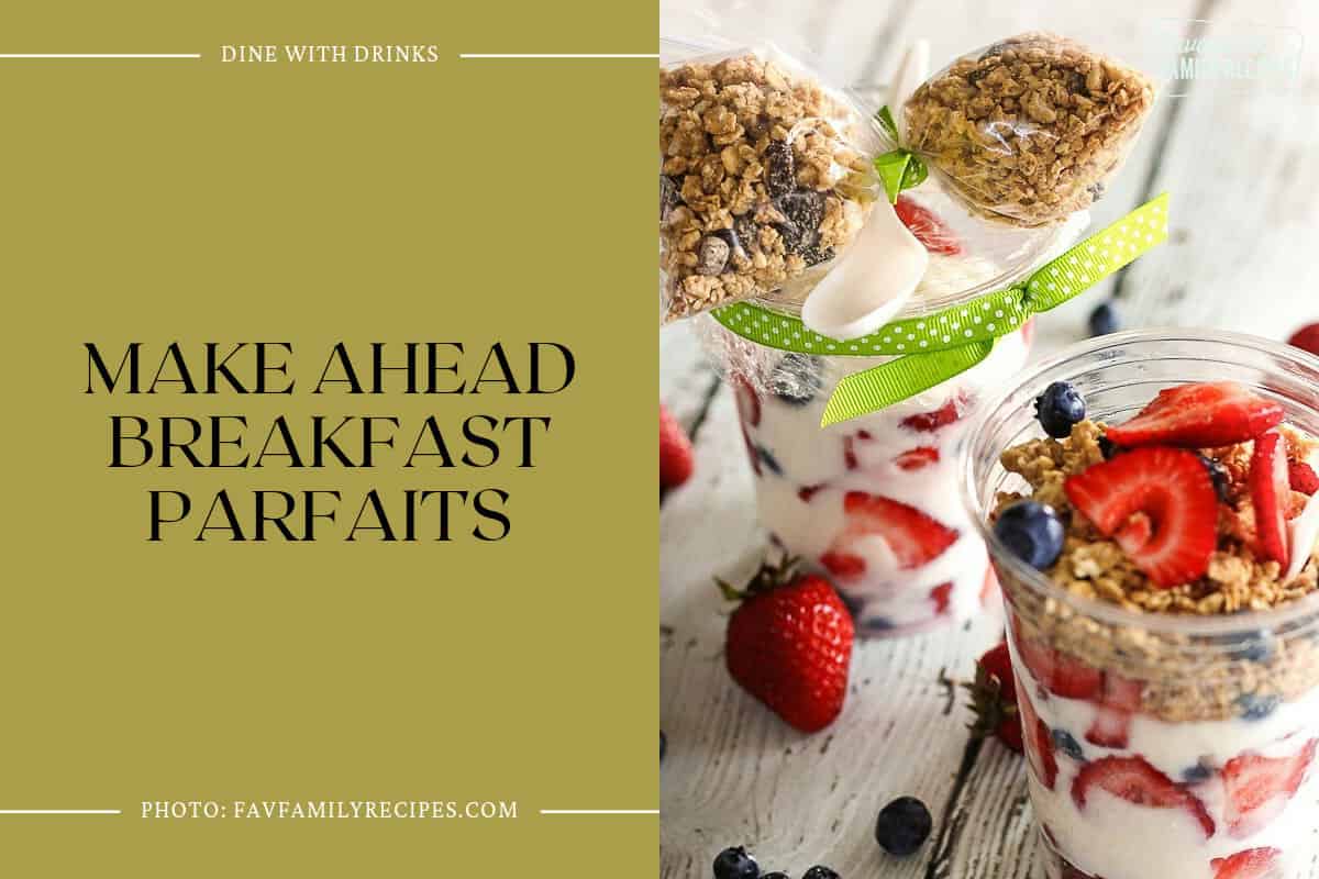 Make Ahead Breakfast Parfaits