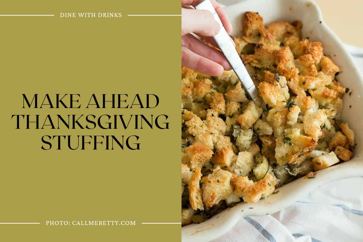 Make Ahead Thanksgiving Stuffing