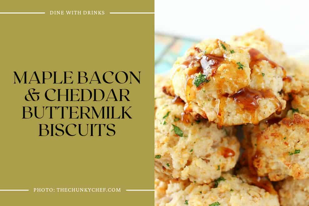 Maple Bacon & Cheddar Buttermilk Biscuits