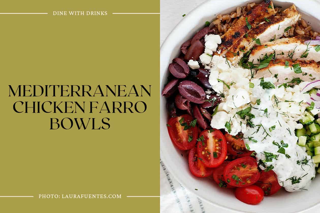 Mediterranean Chicken Farro Bowls
