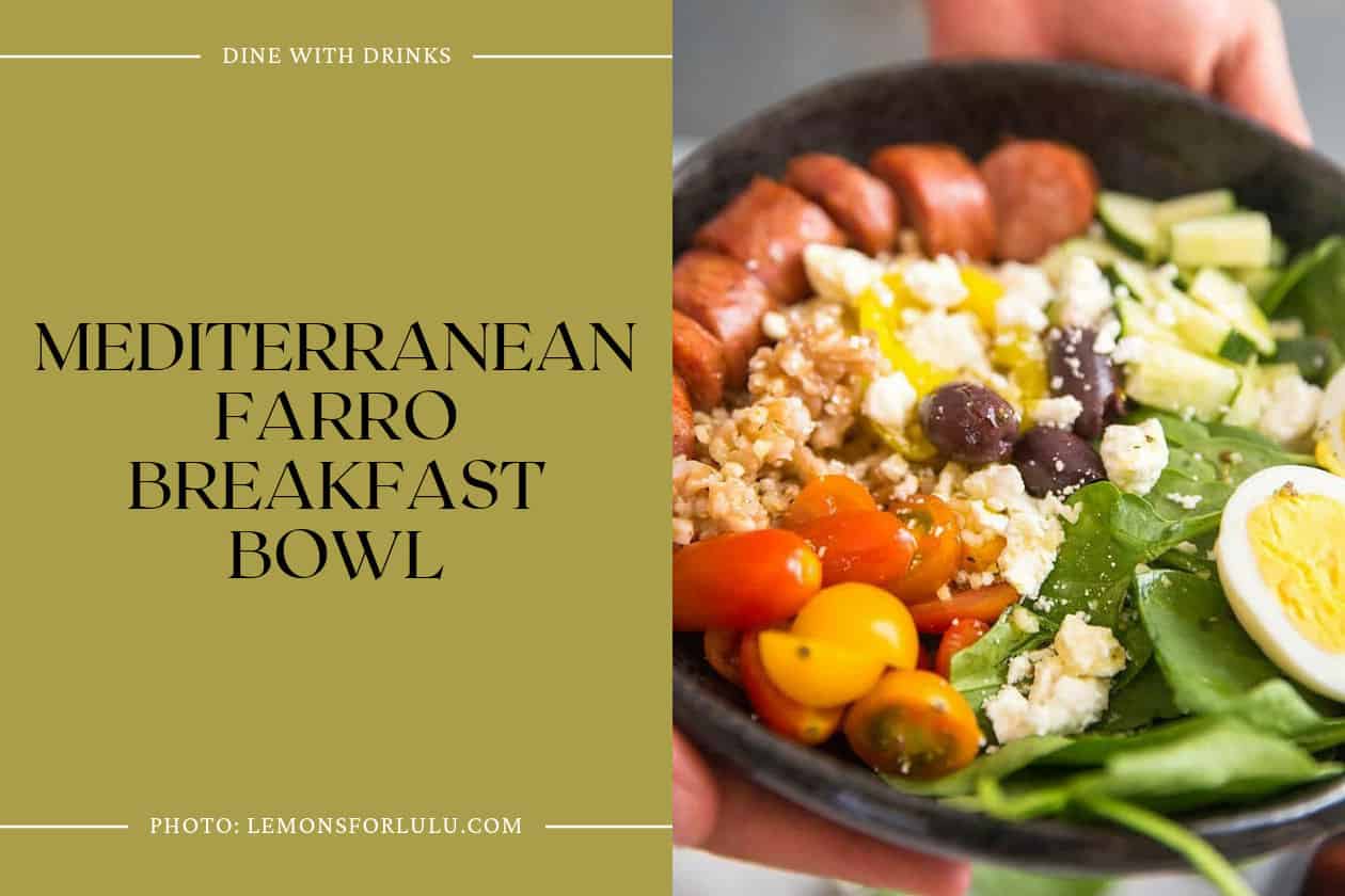 Mediterranean Farro Breakfast Bowl