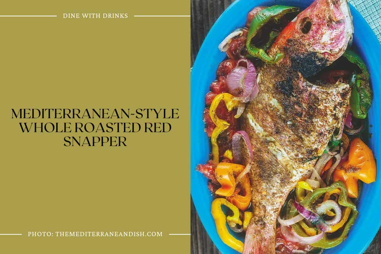 Mediterranean-Style Whole Roasted Red Snapper