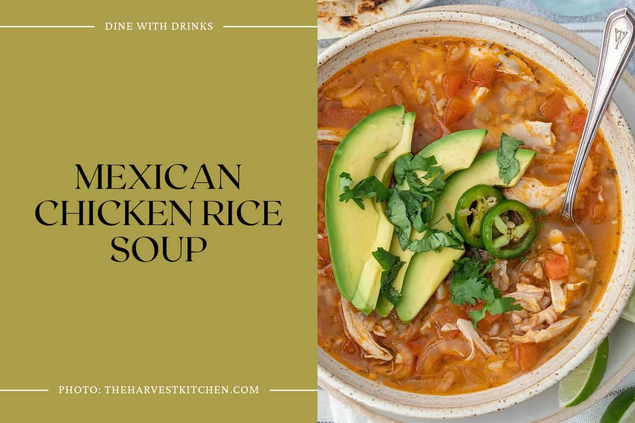Mexican Chicken Rice Soup