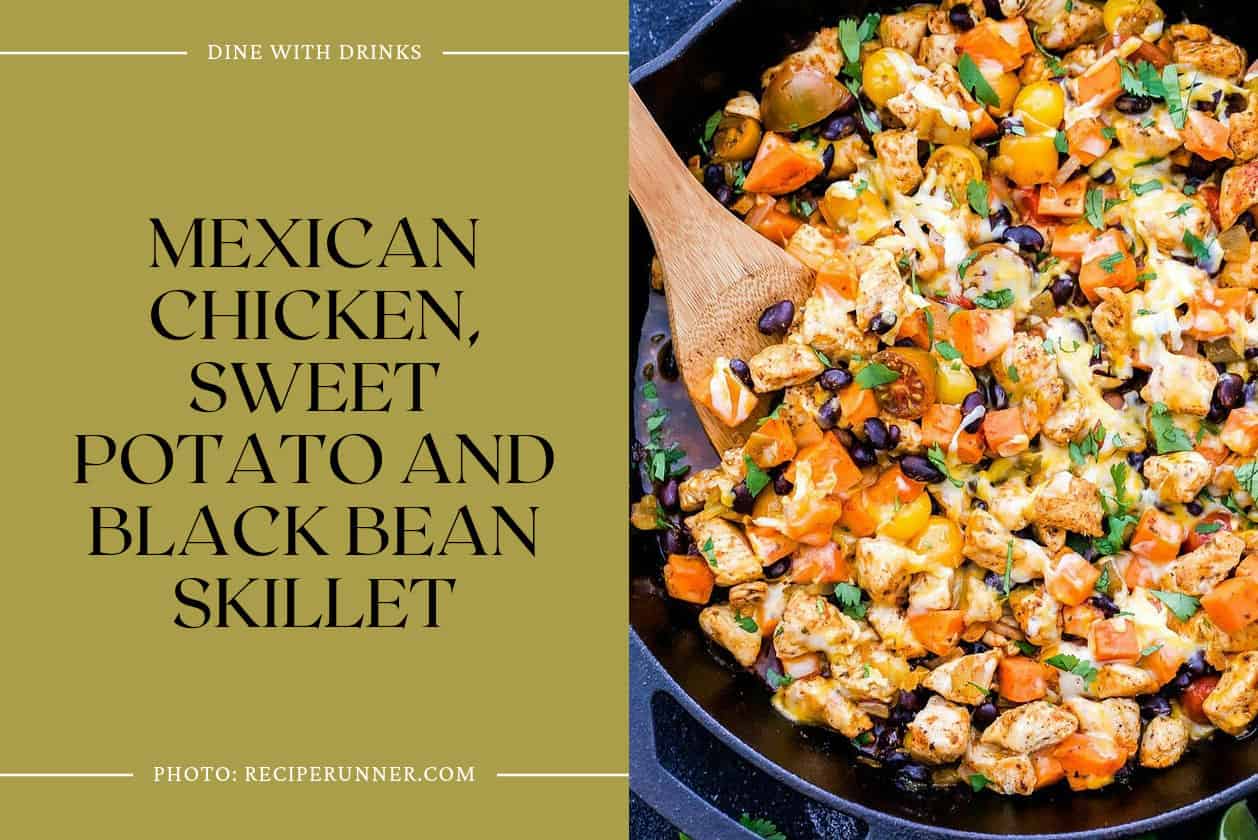 Mexican Chicken, Sweet Potato And Black Bean Skillet