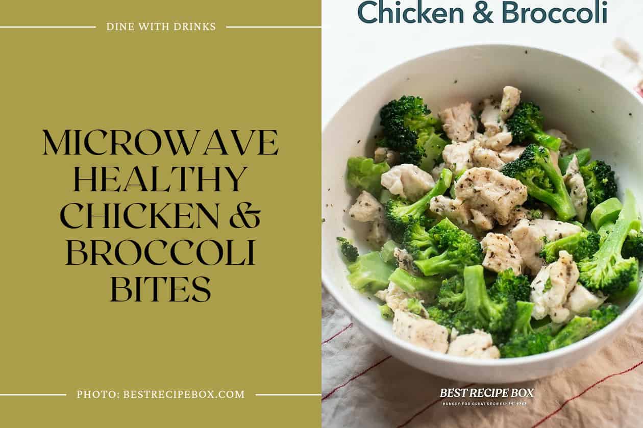 Microwave Healthy Chicken & Broccoli Bites