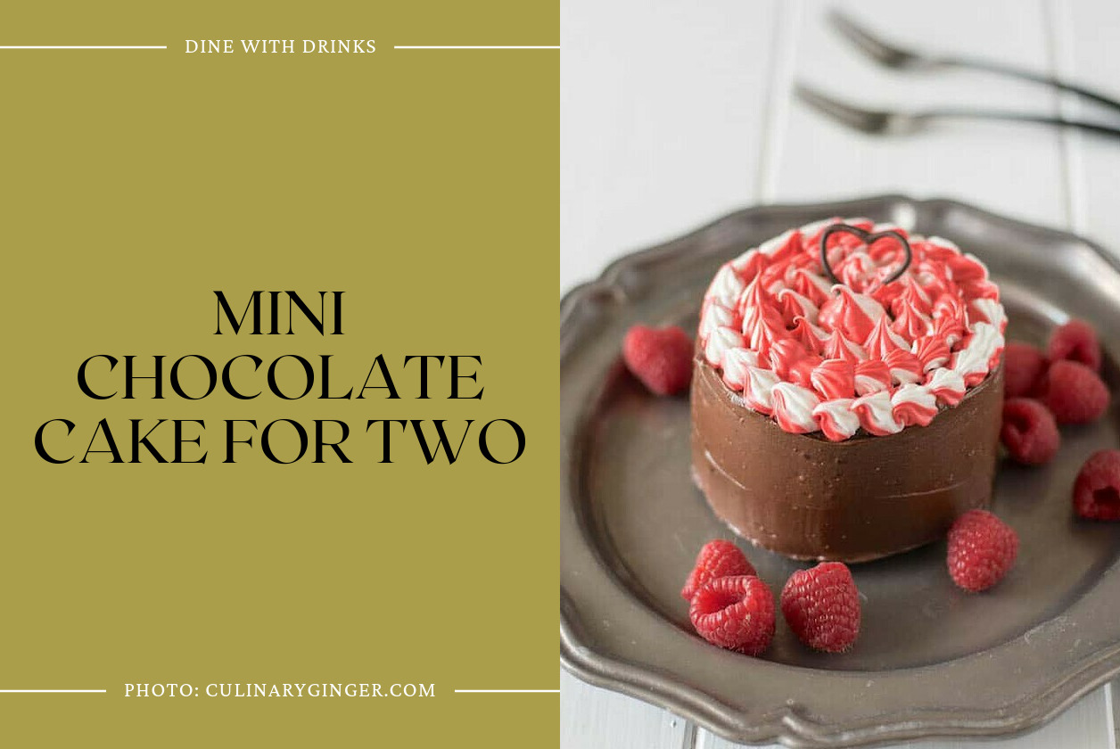 Mini Chocolate Cake For Two