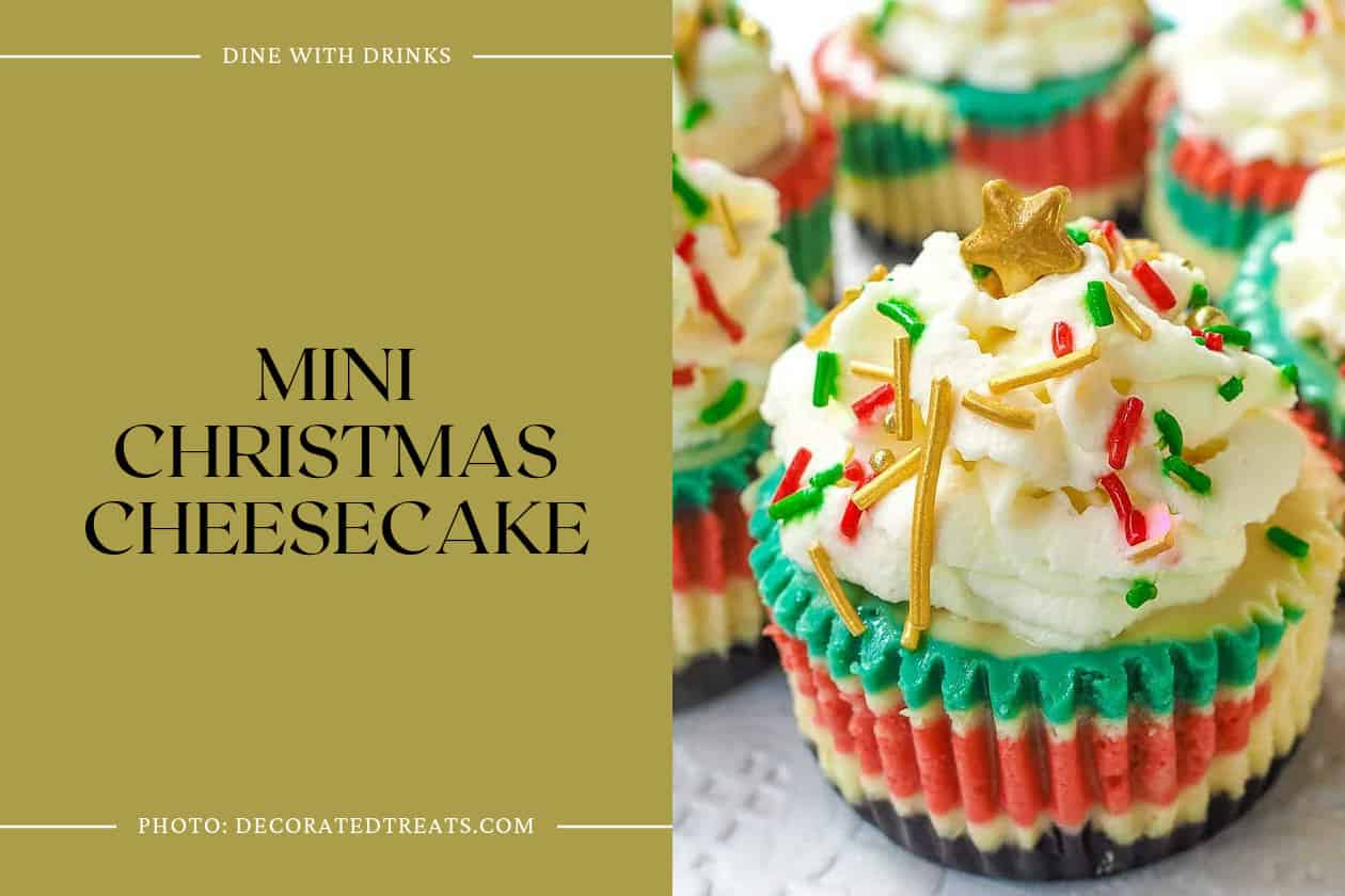 Mini Christmas Cheesecake
