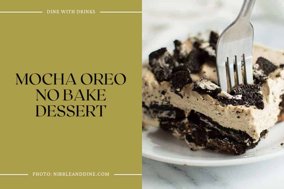 Mocha Oreo No Bake Dessert