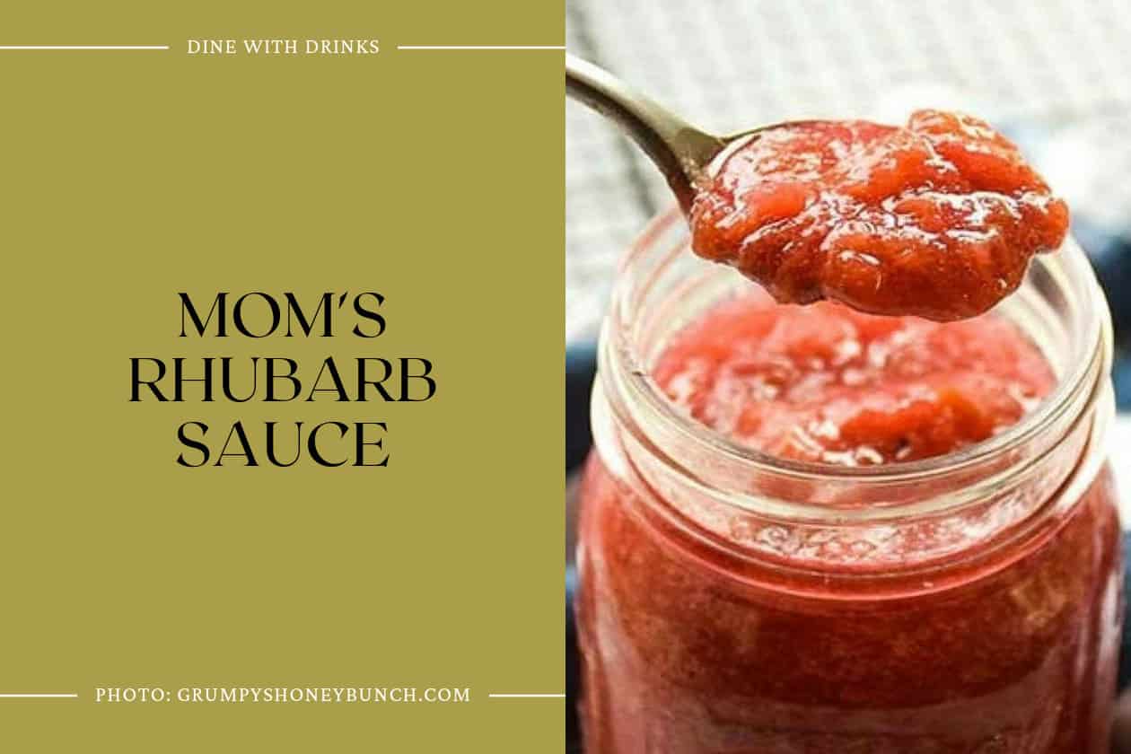 Mom's Rhubarb Sauce
