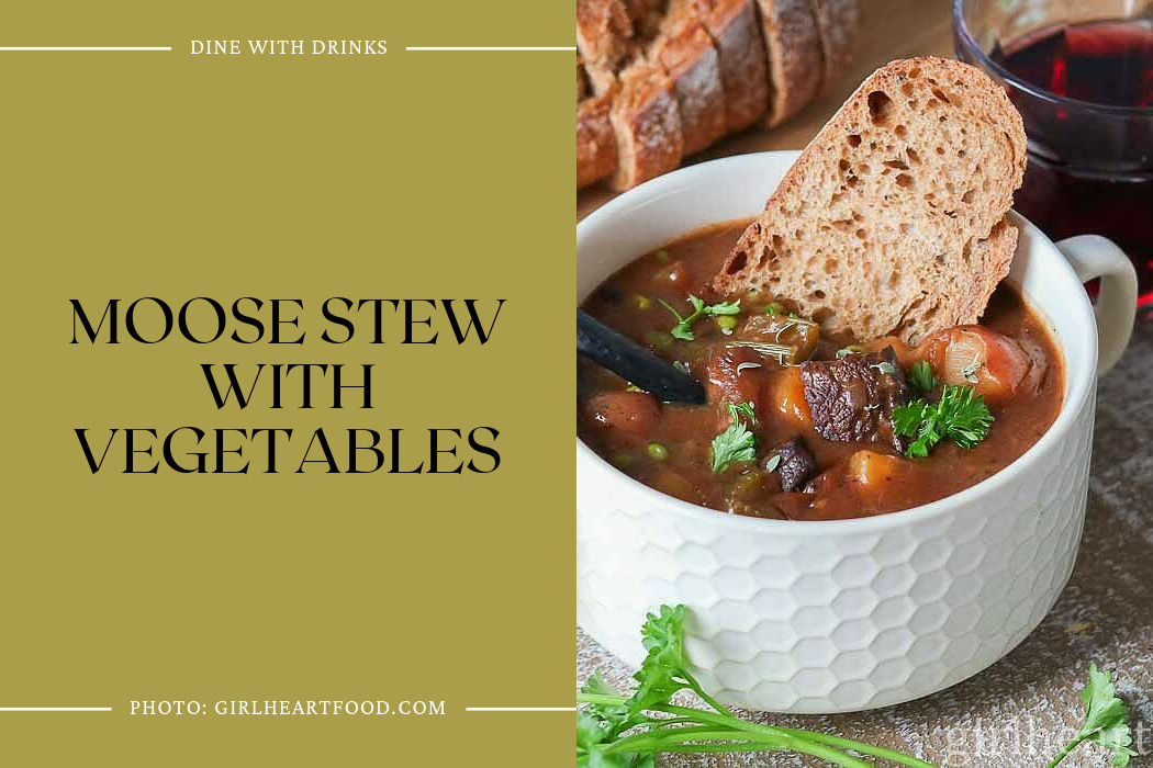 Moose Stew With Vegetables