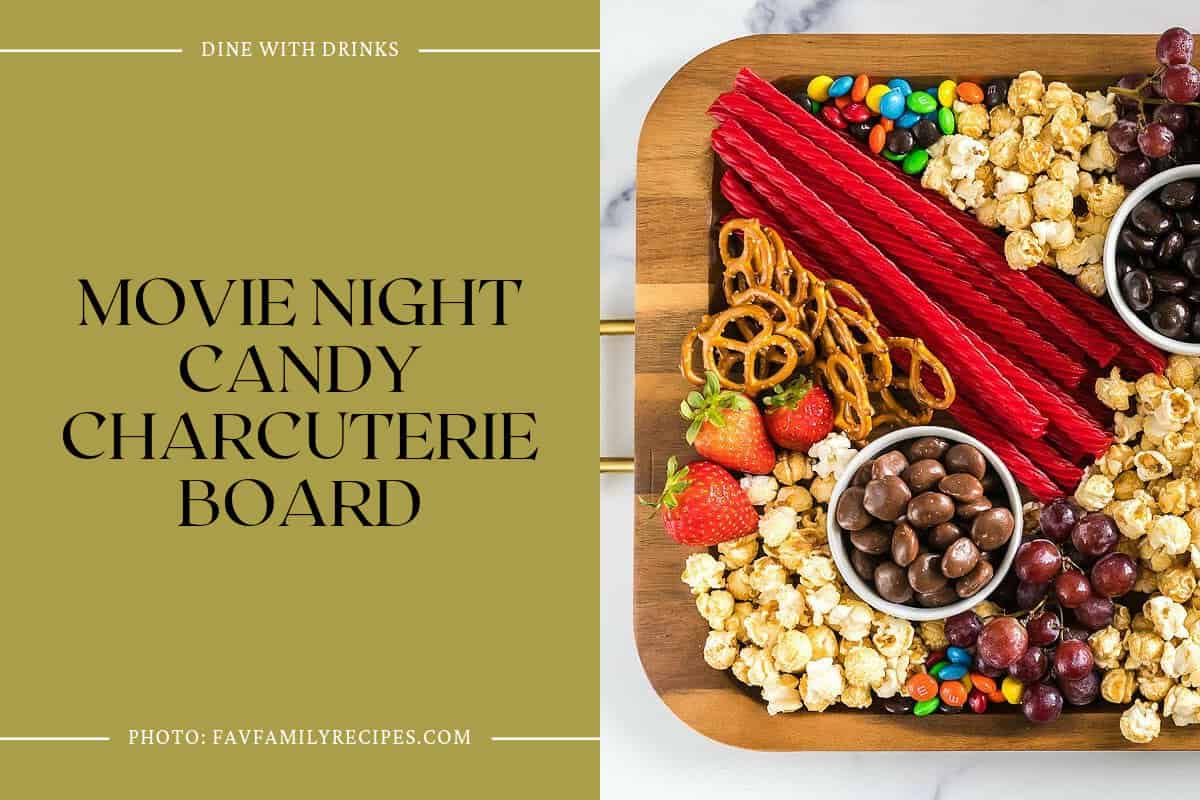 Movie Night Candy Charcuterie Board
