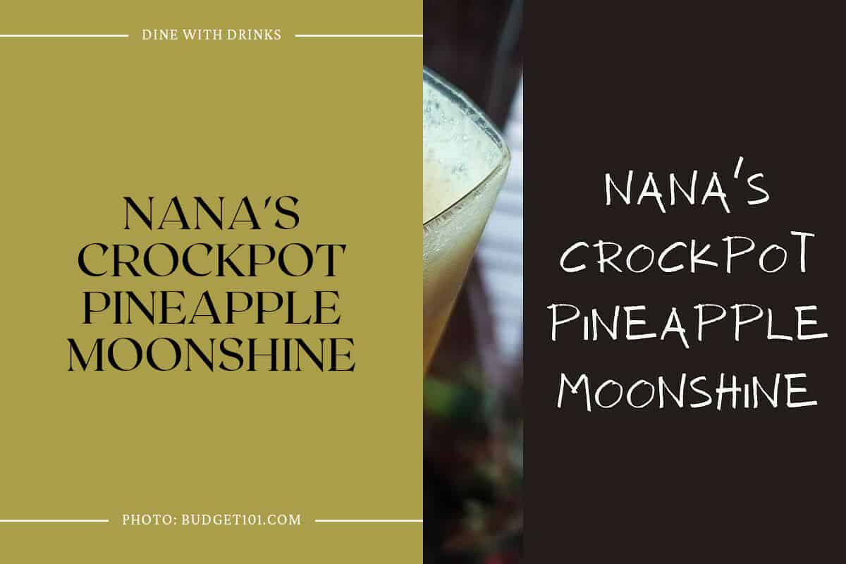 Nana's Crockpot Pineapple Moonshine