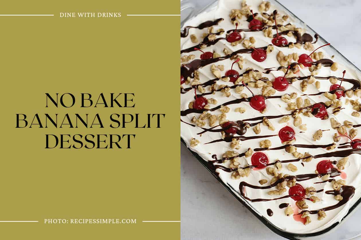 No Bake Banana Split Dessert