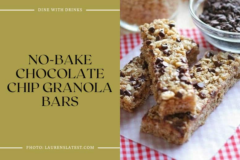 No-Bake Chocolate Chip Granola Bars