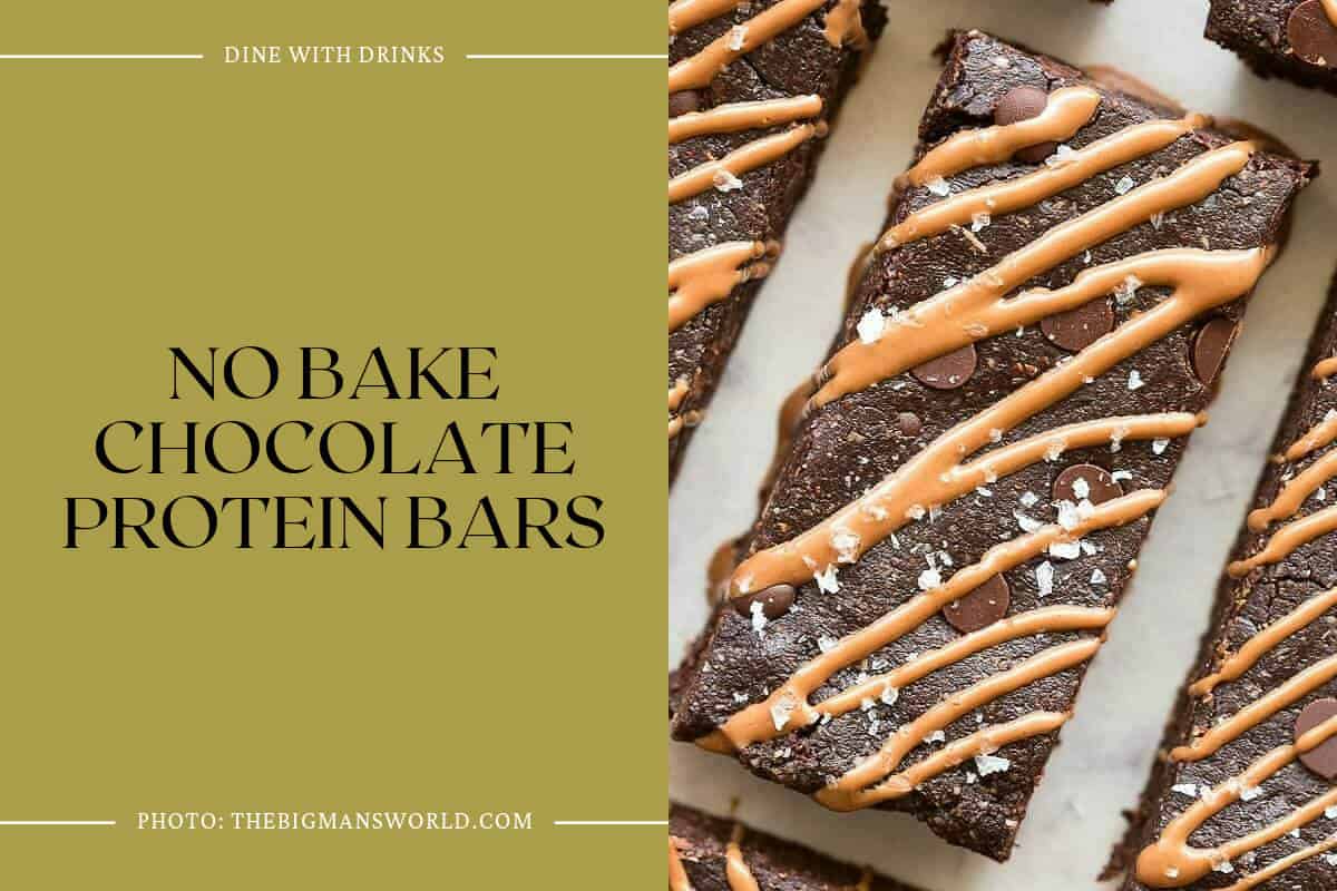 No Bake Chocolate Protein Bars