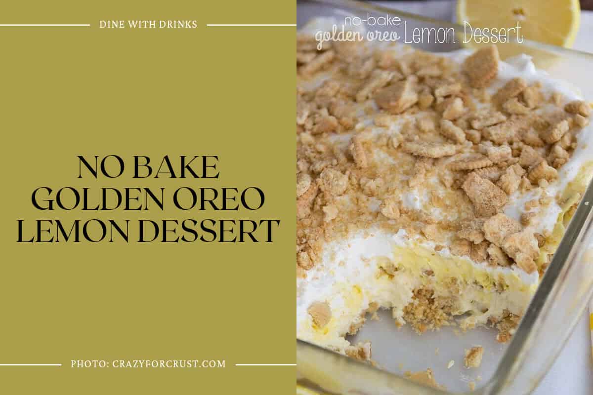 No Bake Golden Oreo Lemon Dessert