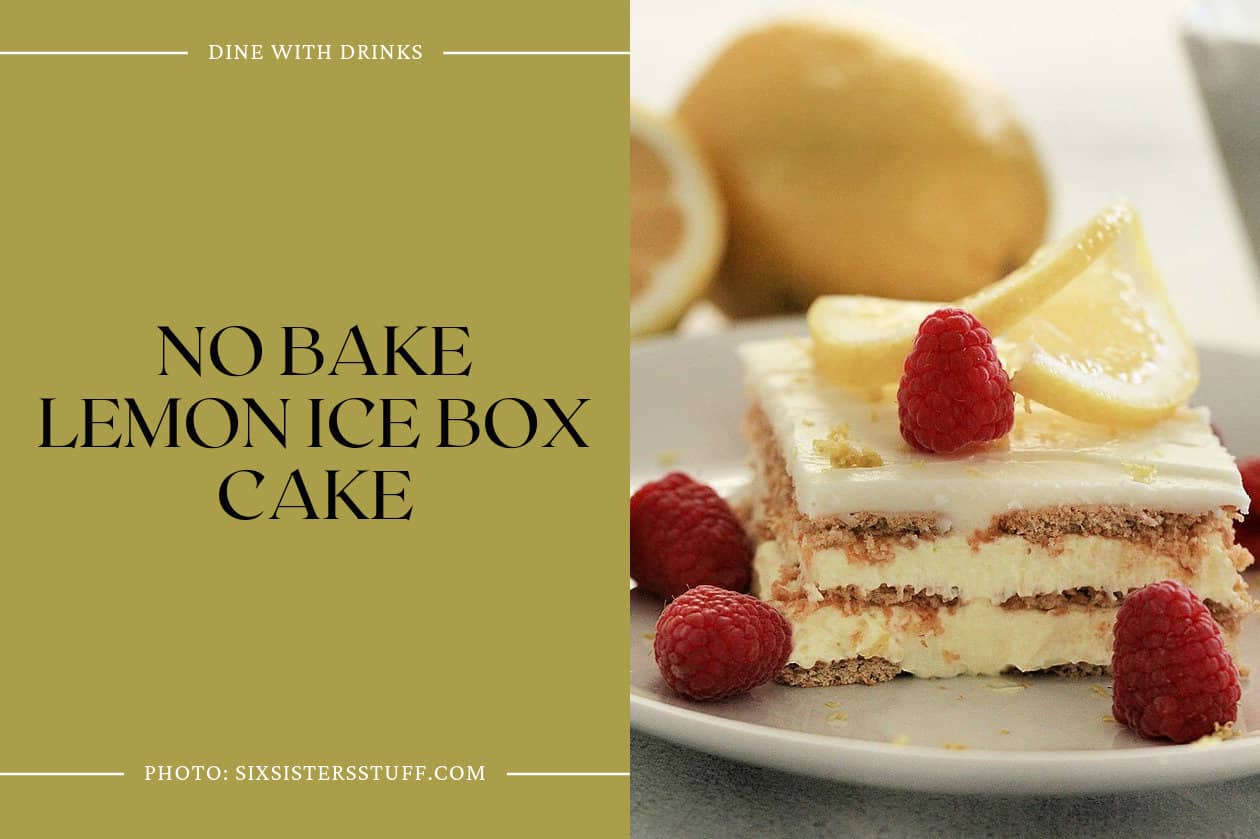 No Bake Lemon Ice Box Cake
