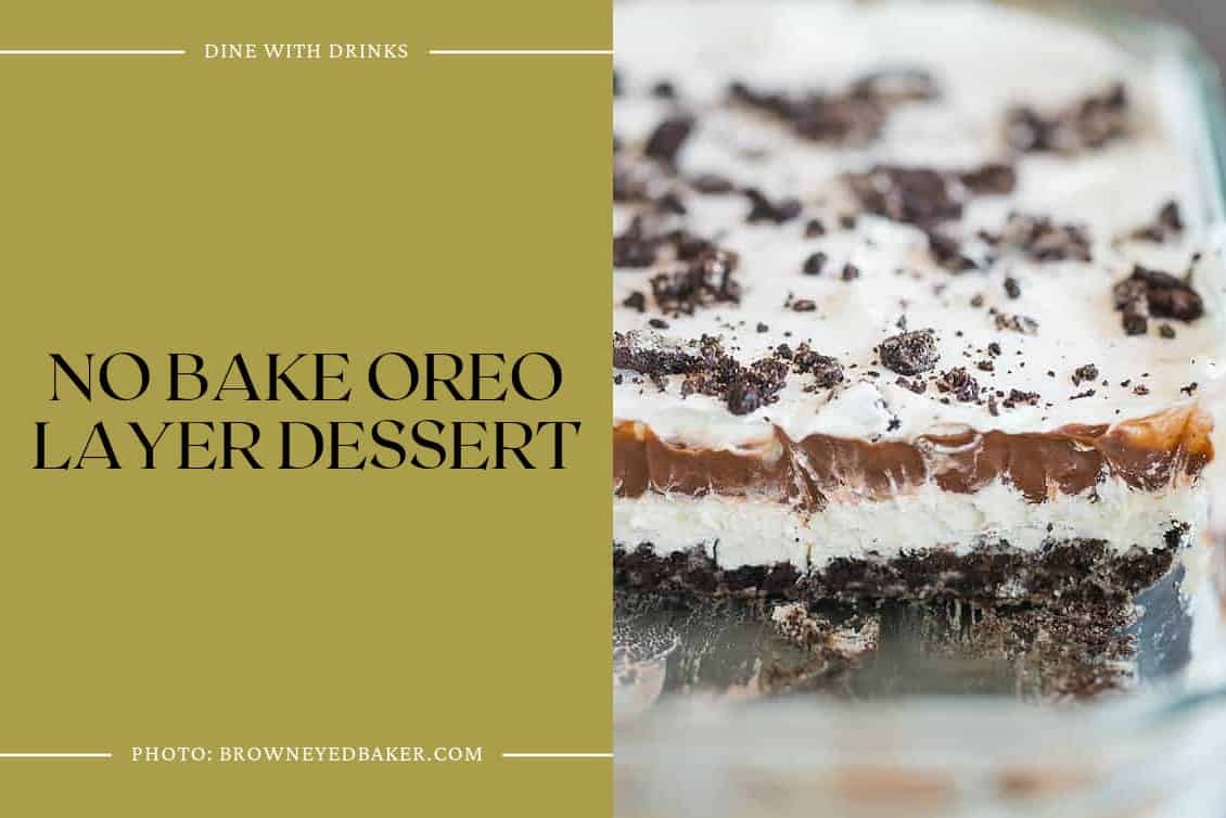 No Bake Oreo Layer Dessert