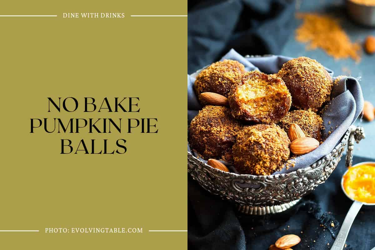 No Bake Pumpkin Pie Balls