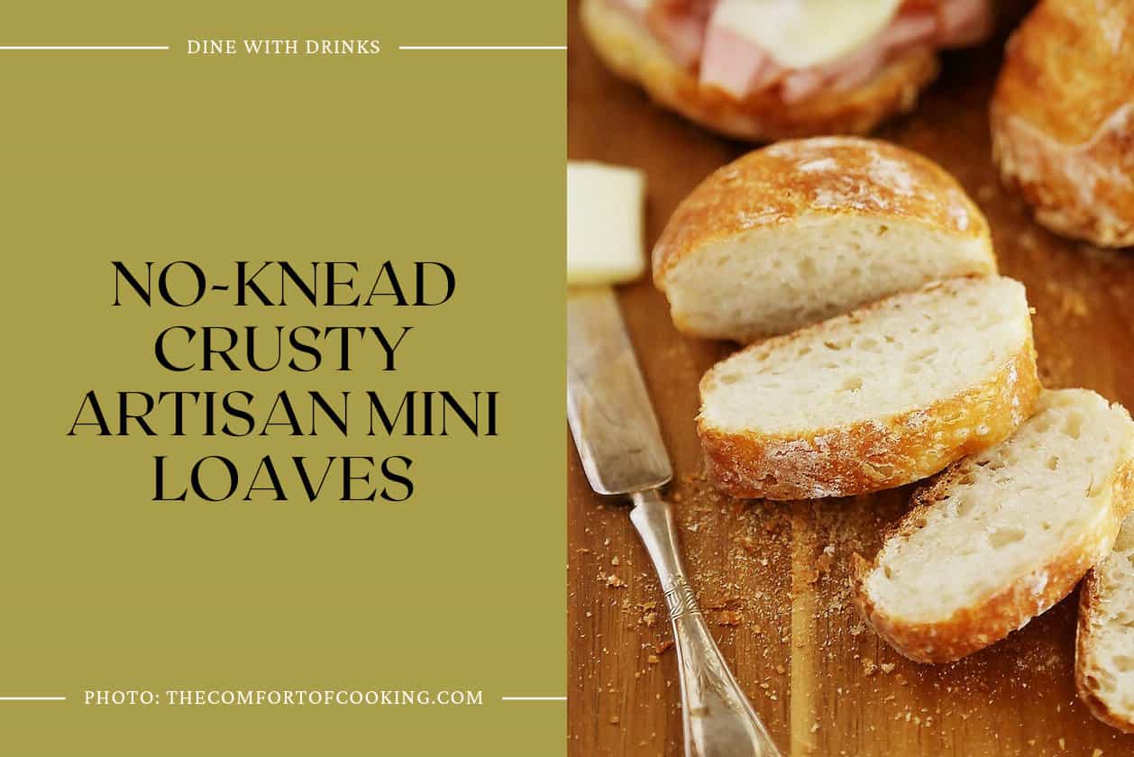 No-Knead Crusty Artisan Mini Loaves