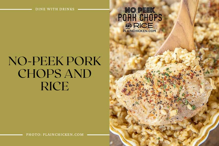 No-Peek Pork Chops And Rice