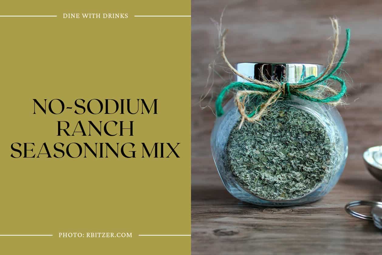 No-Sodium Ranch Seasoning Mix