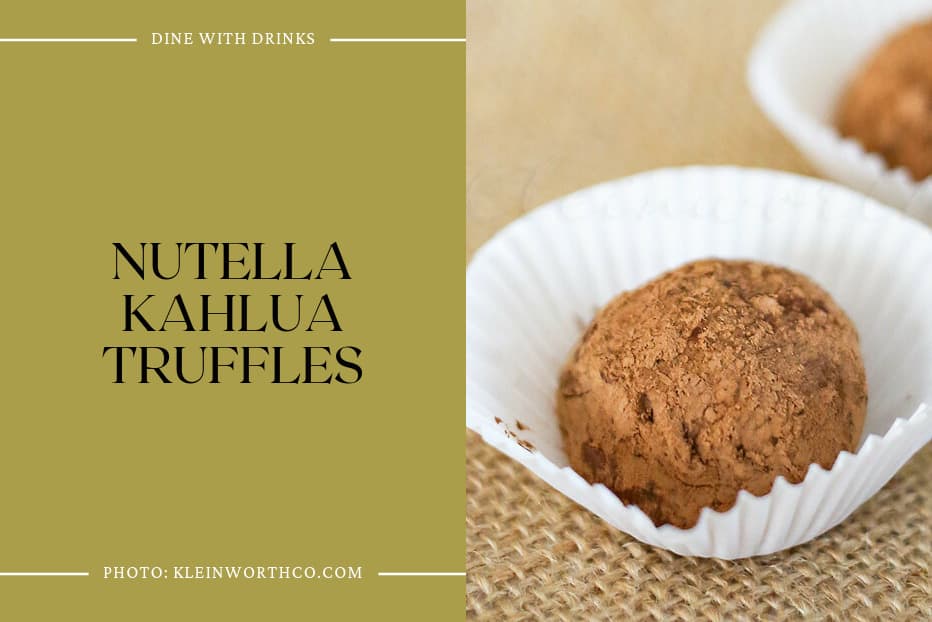 Nutella Kahlua Truffles