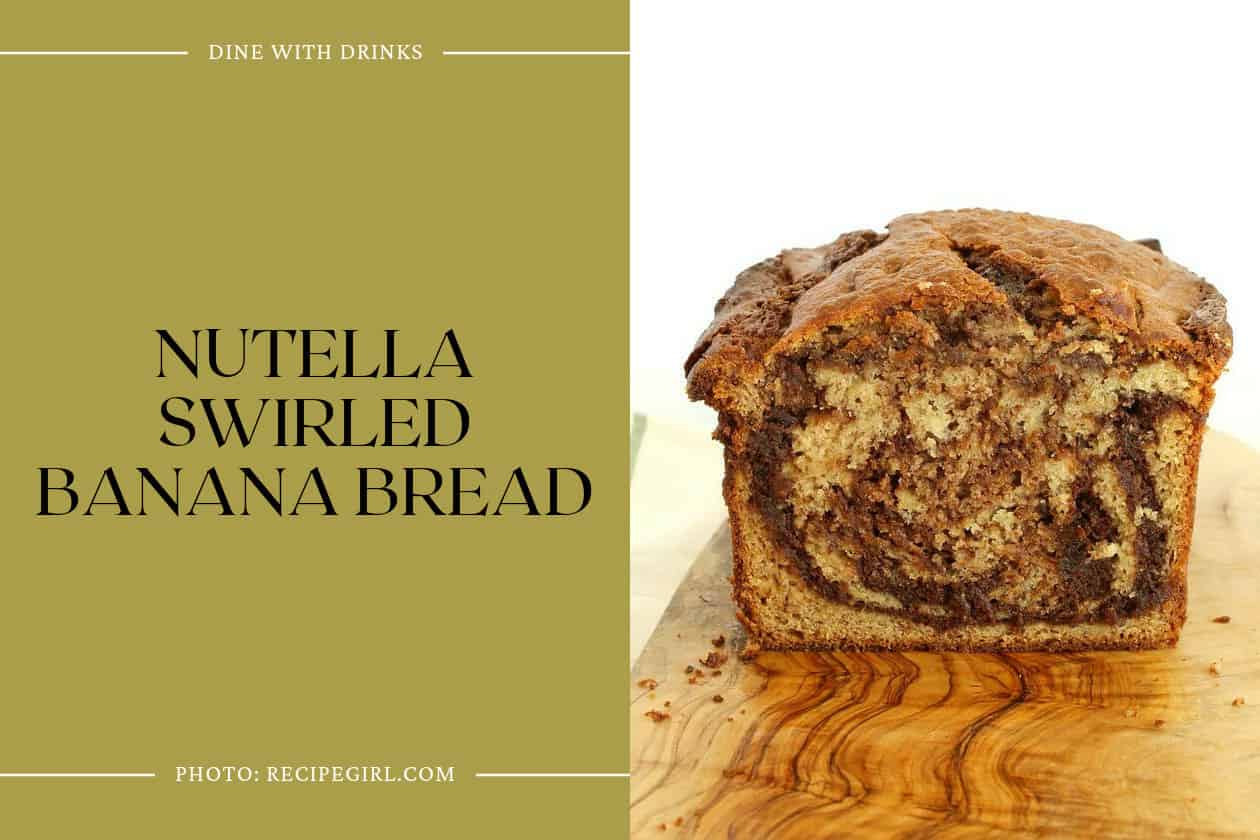 Nutella Swirled Banana Bread