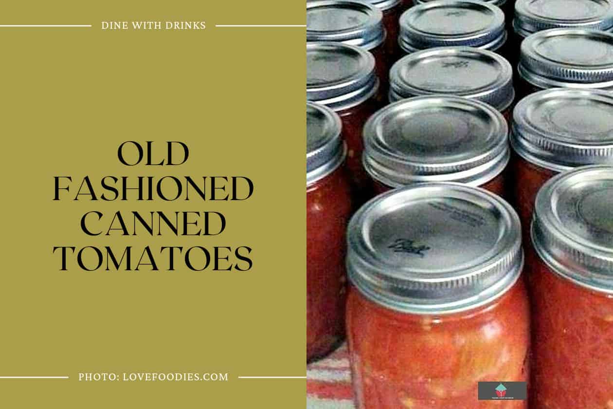 Old Fashioned Canned Tomatoes