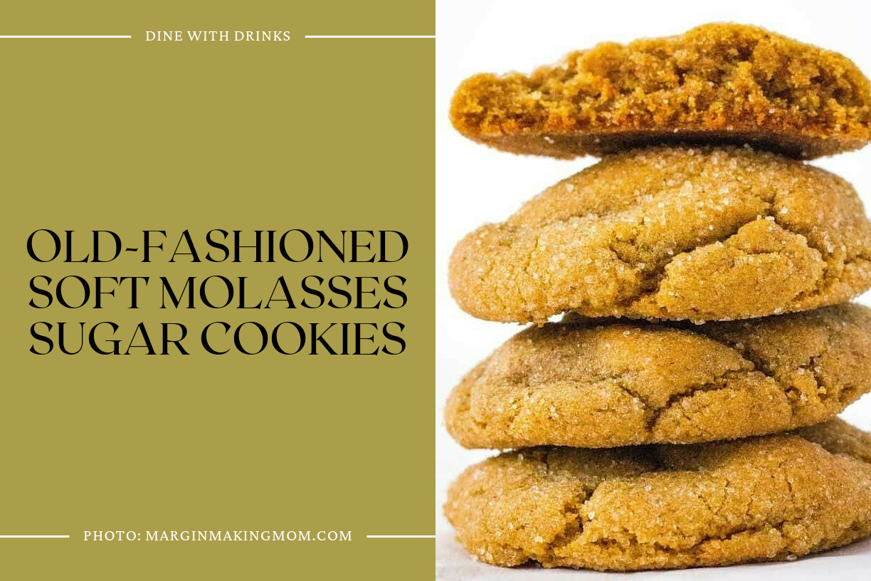 Old-Fashioned Soft Molasses Sugar Cookies