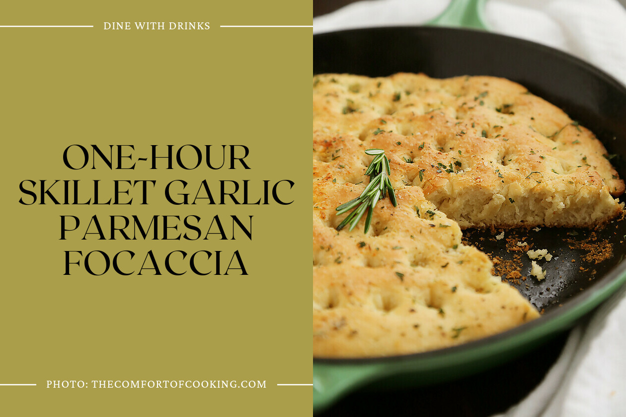 One-Hour Skillet Garlic Parmesan Focaccia