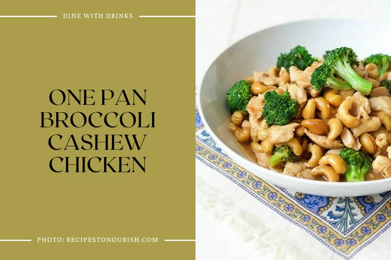 One Pan Broccoli Cashew Chicken