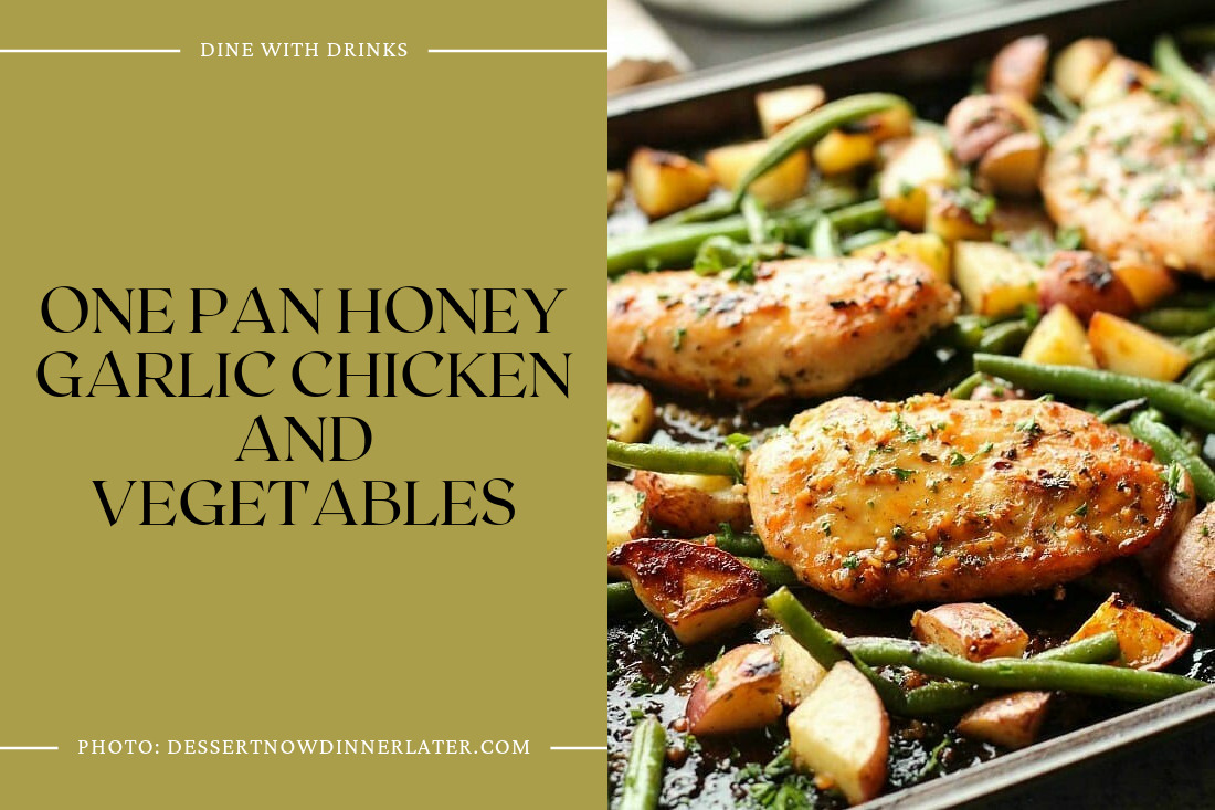 One Pan Honey Garlic Chicken And Vegetables