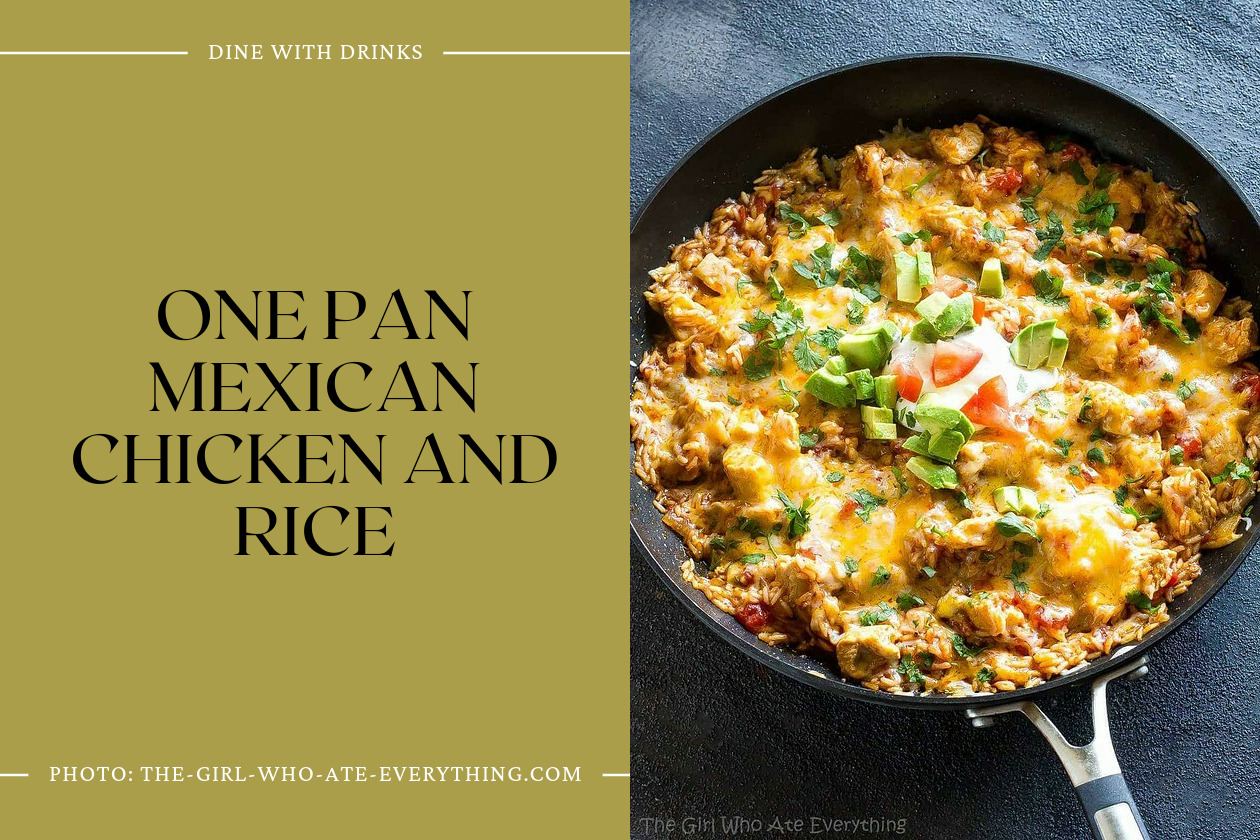 One Pan Mexican Chicken And Rice