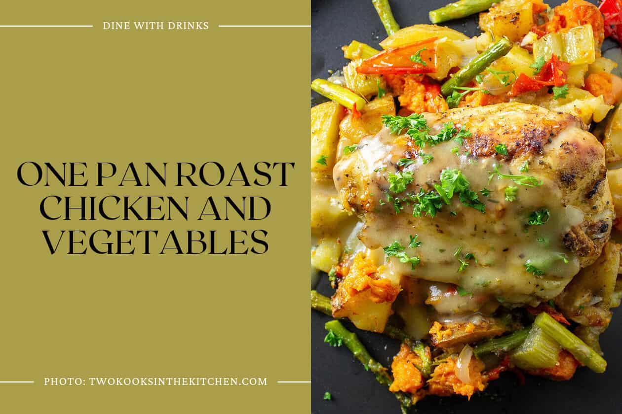 One Pan Roast Chicken And Vegetables