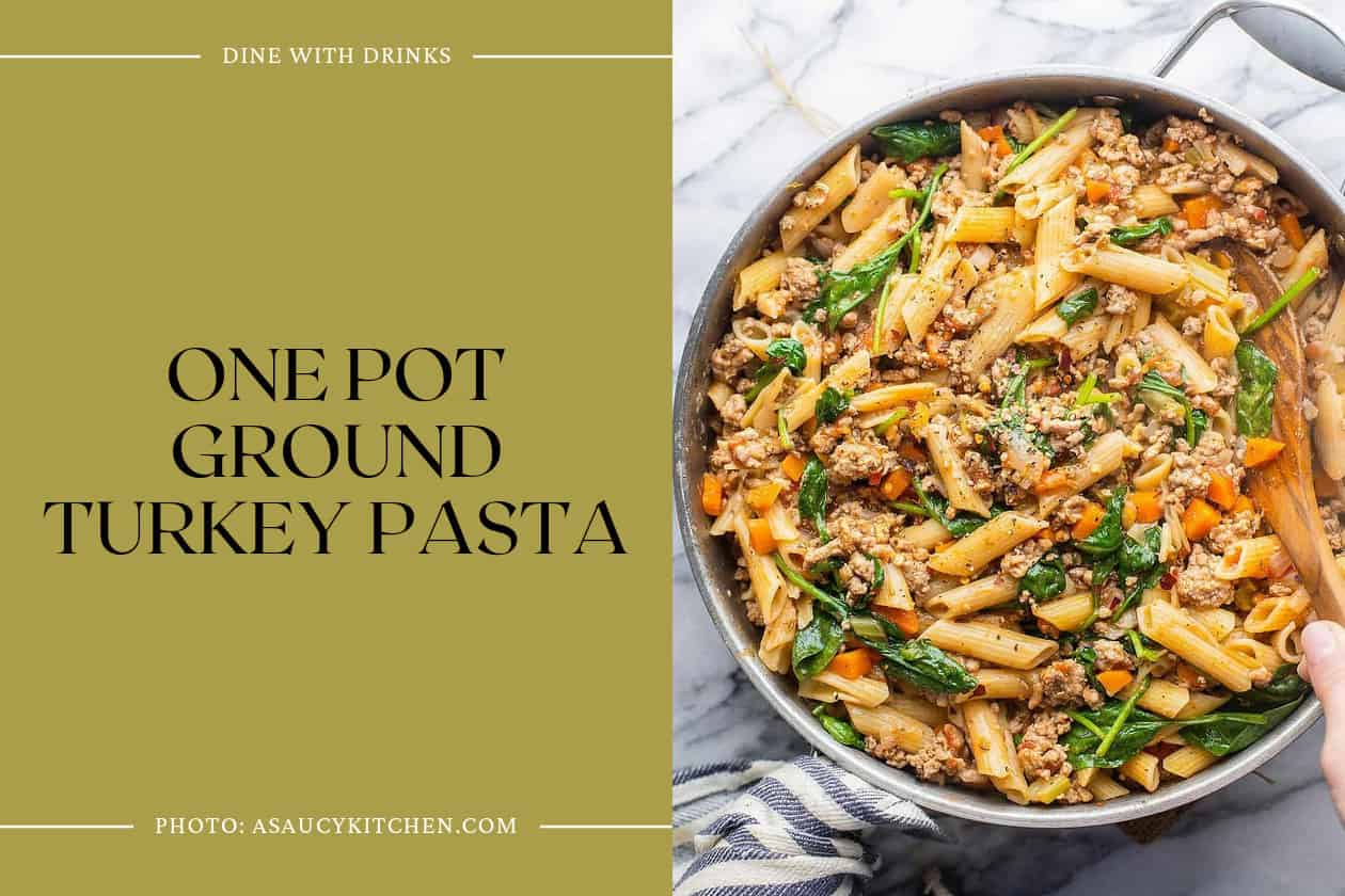 One Pot Ground Turkey Pasta