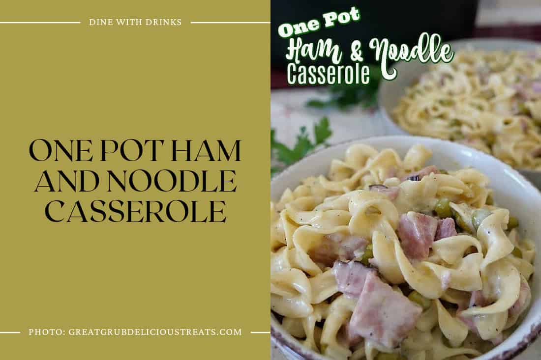 One Pot Ham And Noodle Casserole