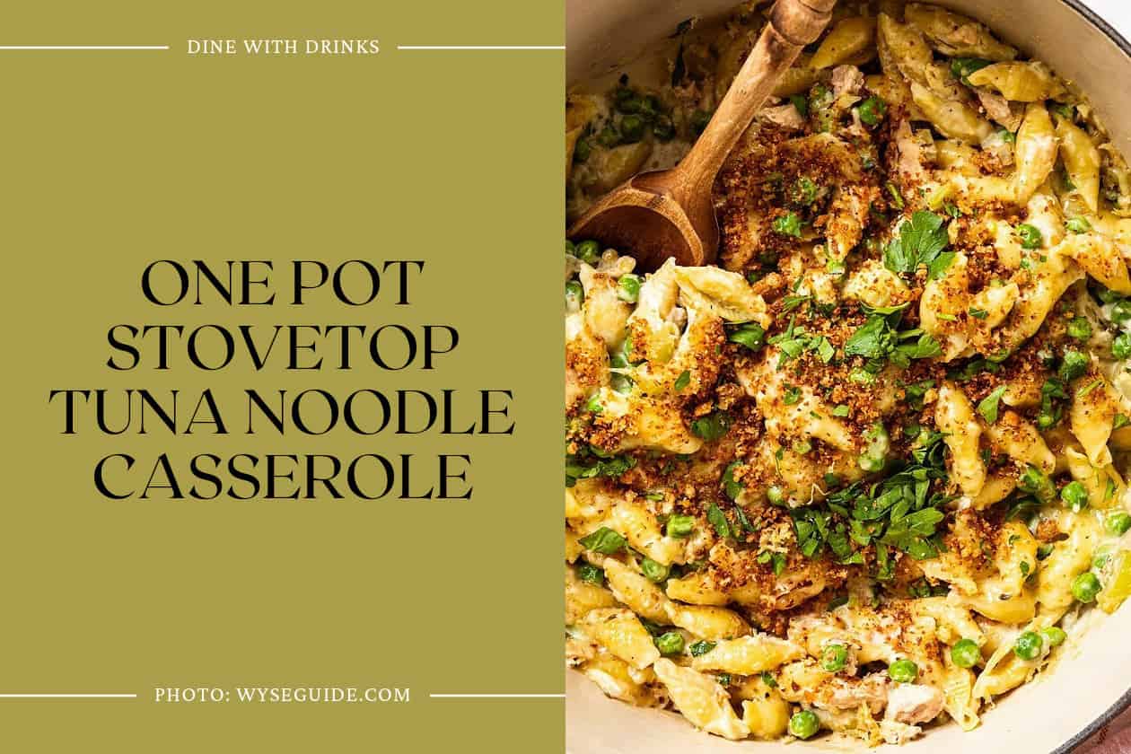 One Pot Stovetop Tuna Noodle Casserole