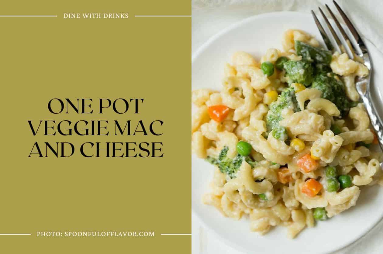 One Pot Veggie Mac And Cheese