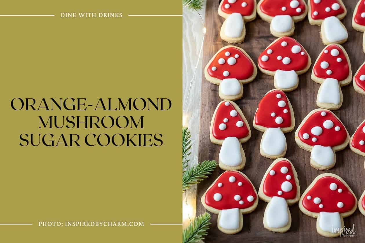Orange-Almond Mushroom Sugar Cookies