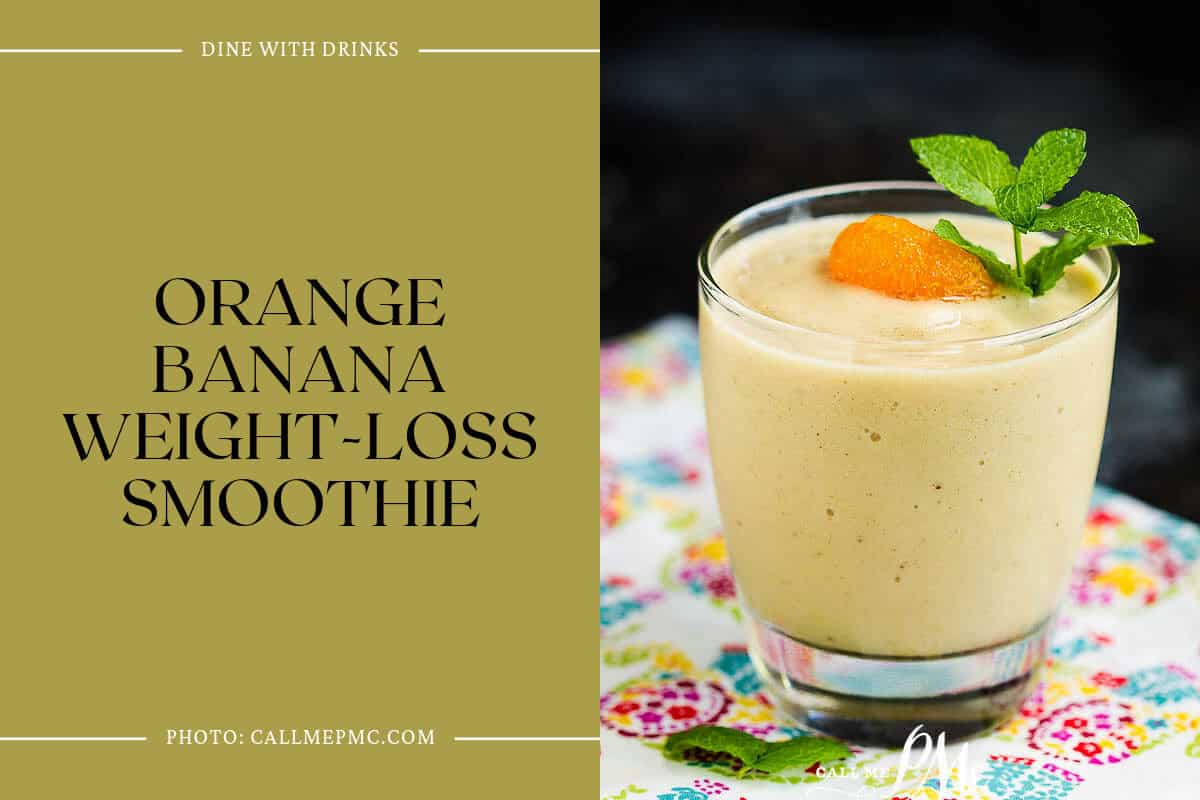 Orange Banana Weight-Loss Smoothie
