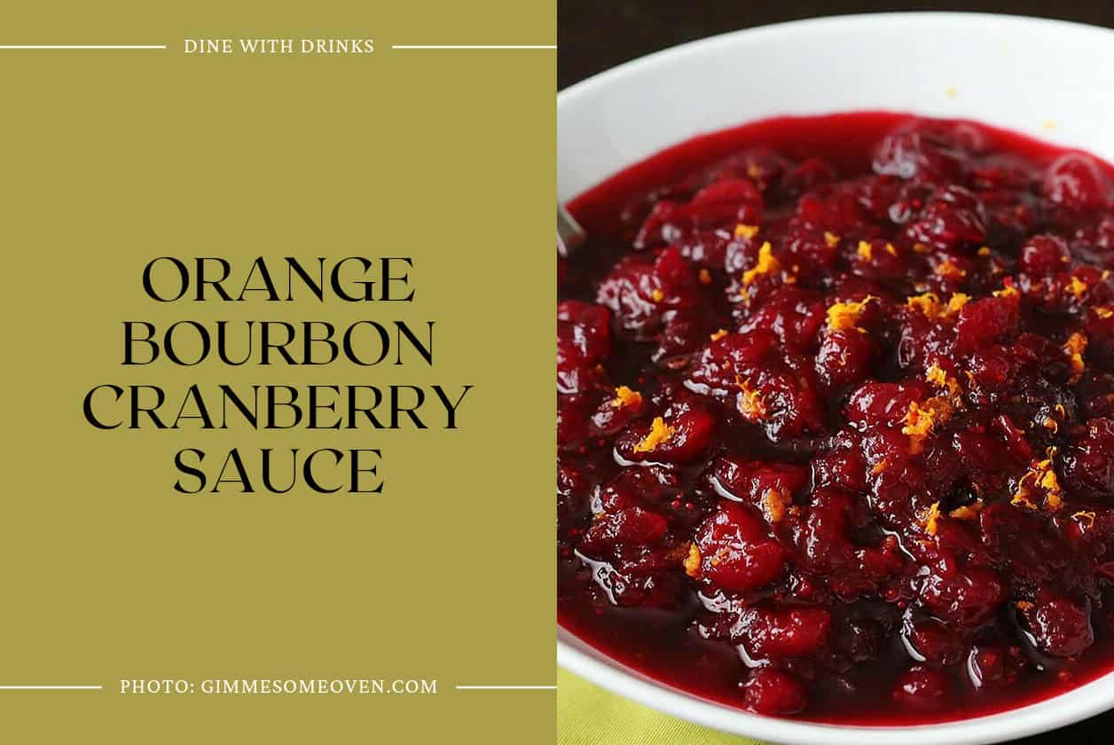 Orange Bourbon Cranberry Sauce