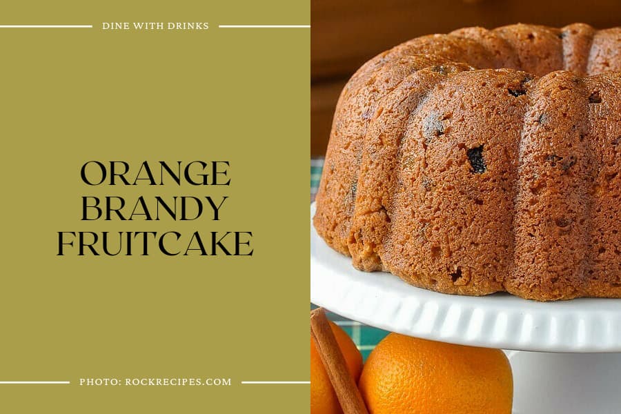 Orange Brandy Fruitcake
