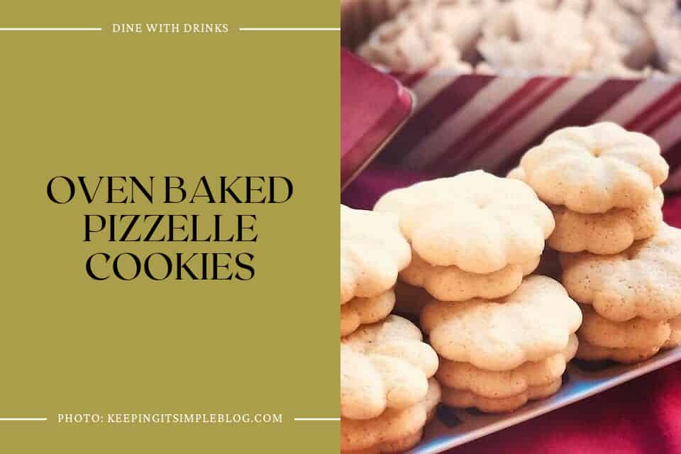 Oven Baked Pizzelle Cookies